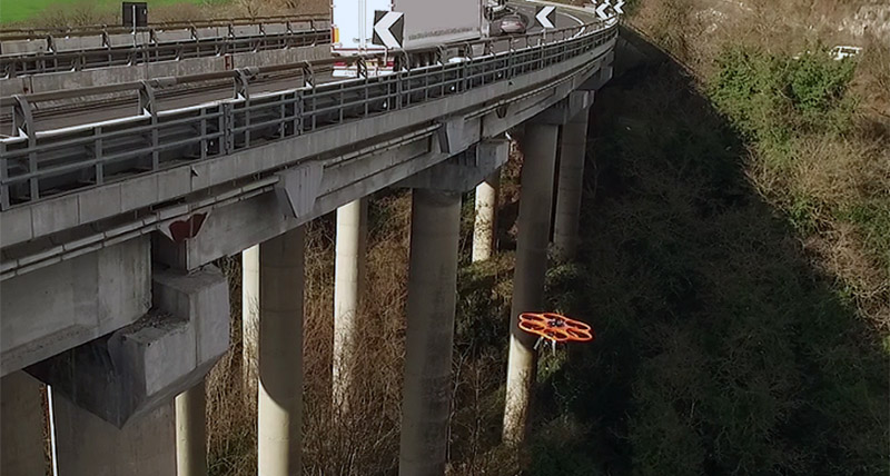Br&uuml;ckeninspektion mit dem Aibot X6